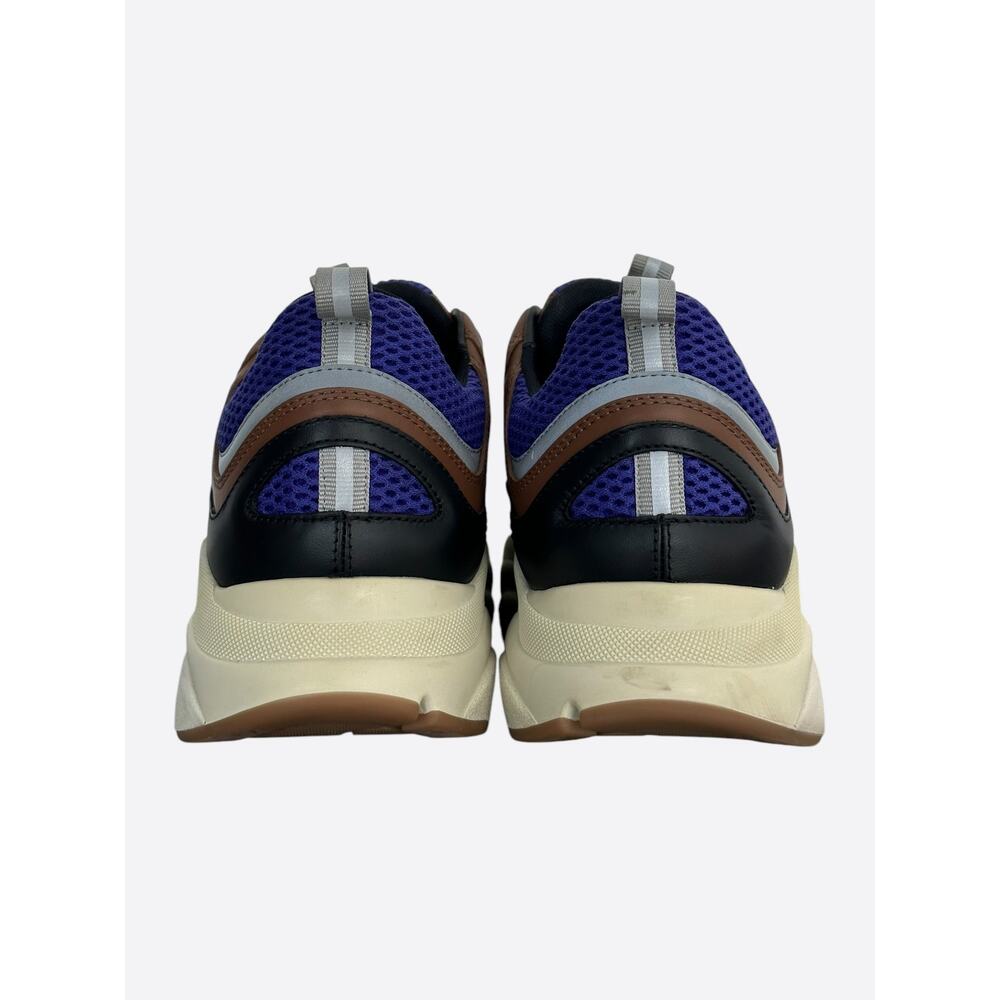 Dior Brown & Black B22 Sneakers - Picture 4 of 8